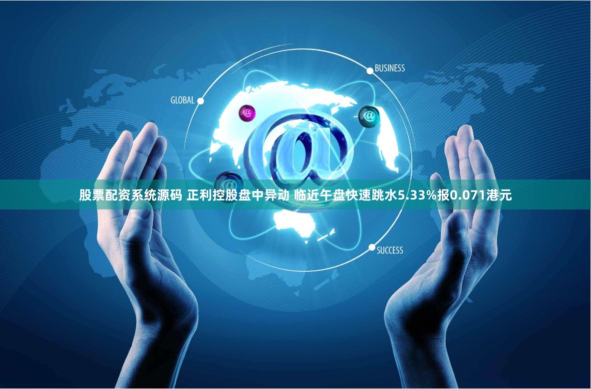 股票配资系统源码 正利控股盘中异动 临近午盘快速跳水5.33%报0.071港元