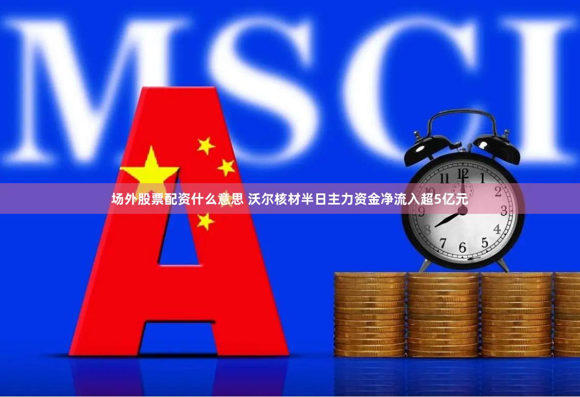 场外股票配资什么意思 沃尔核材半日主力资金净流入超5亿元