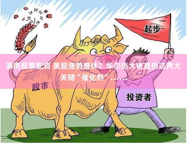 湖南股票配资 美股涨势难休？华尔街大佬直指这两大关键“催化剂”……