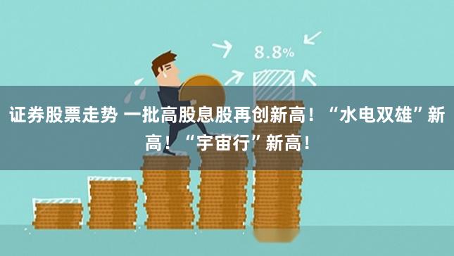证券股票走势 一批高股息股再创新高！“水电双雄”新高！“宇宙行”新高！