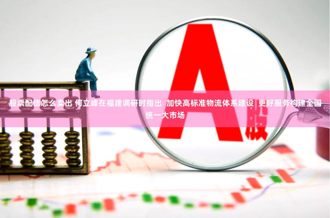股票配债怎么卖出 何立峰在福建调研时指出  加快高标准物流体系建设  更好服务构建全国统一大市场