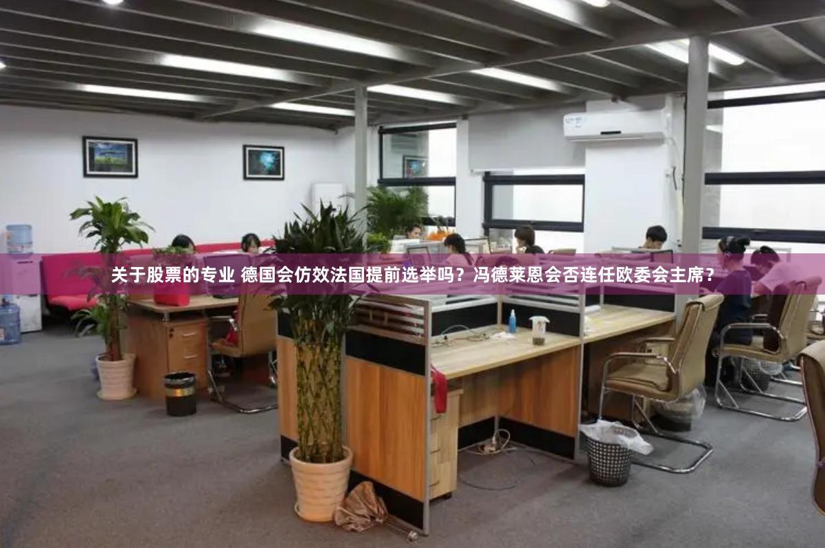 关于股票的专业 德国会仿效法国提前选举吗？冯德莱恩会否连任欧委会主席？