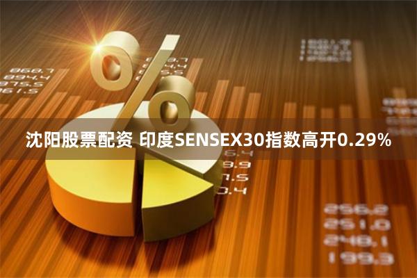 沈阳股票配资 印度SENSEX30指数高开0.29%
